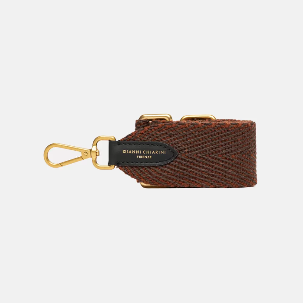 Autumn Orange Herringbone Handbag Strap>Caroline Gardner Shop