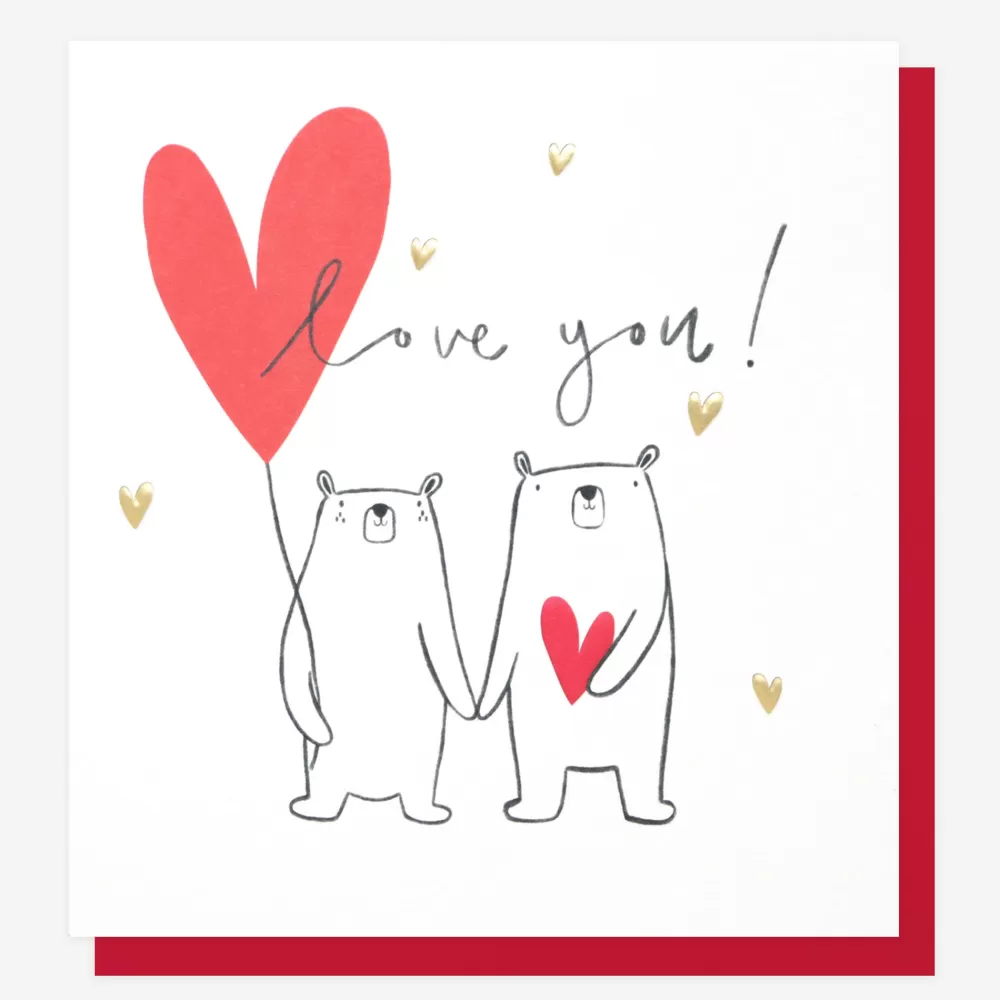 Bears & Hearts Love You Card>Caroline Gardner Shop