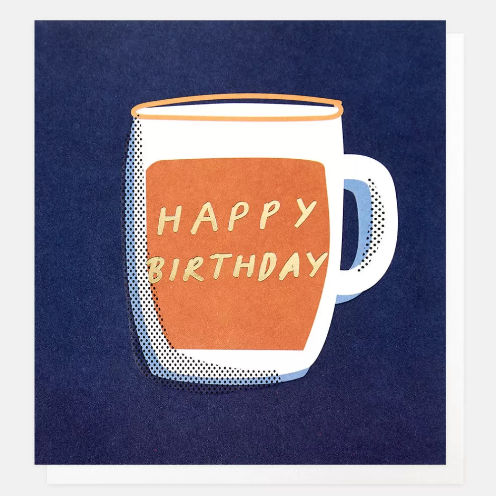 Beer Glass Birthday Card>Caroline Gardner Sale