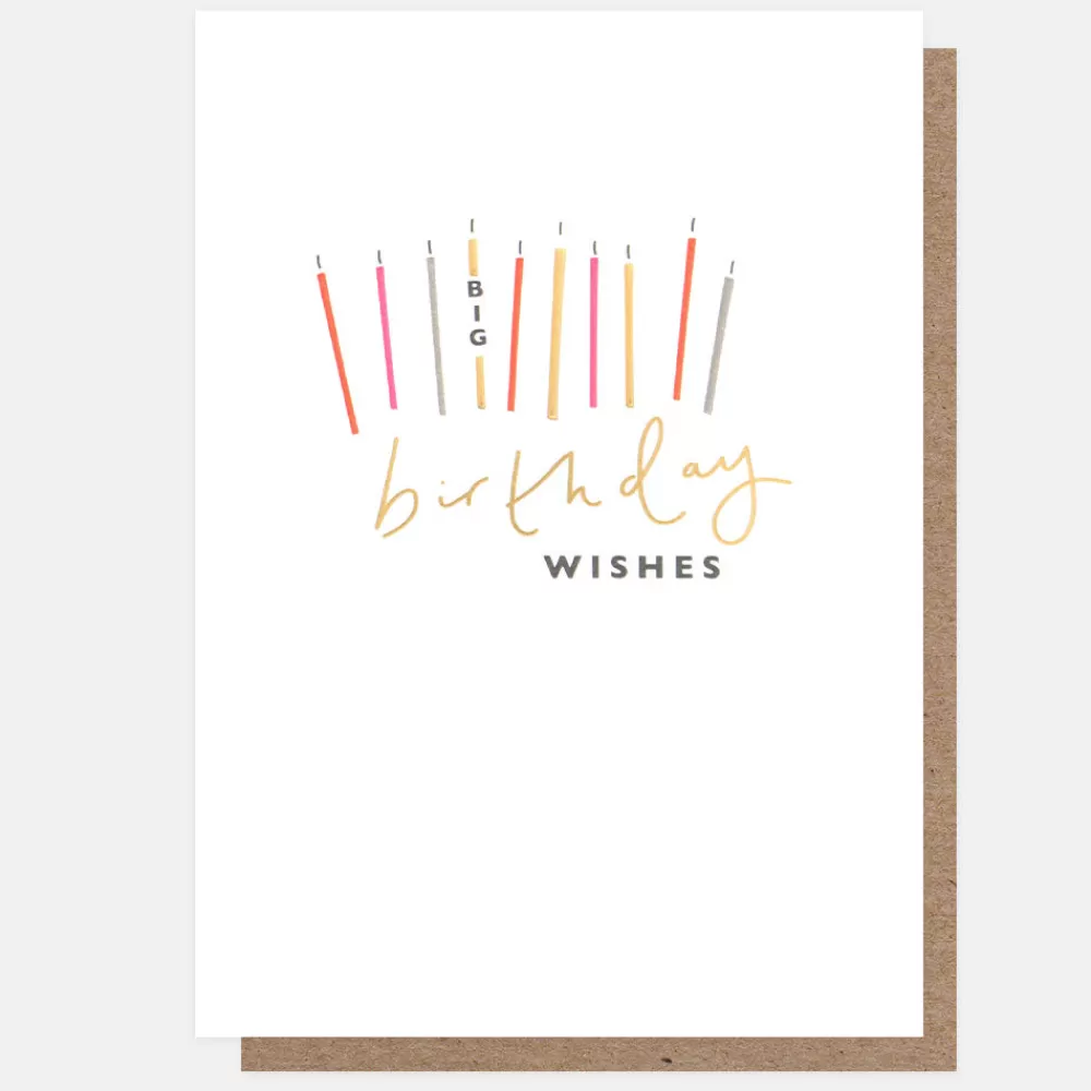 Big Candles Birthday Card>Caroline Gardner Fashion