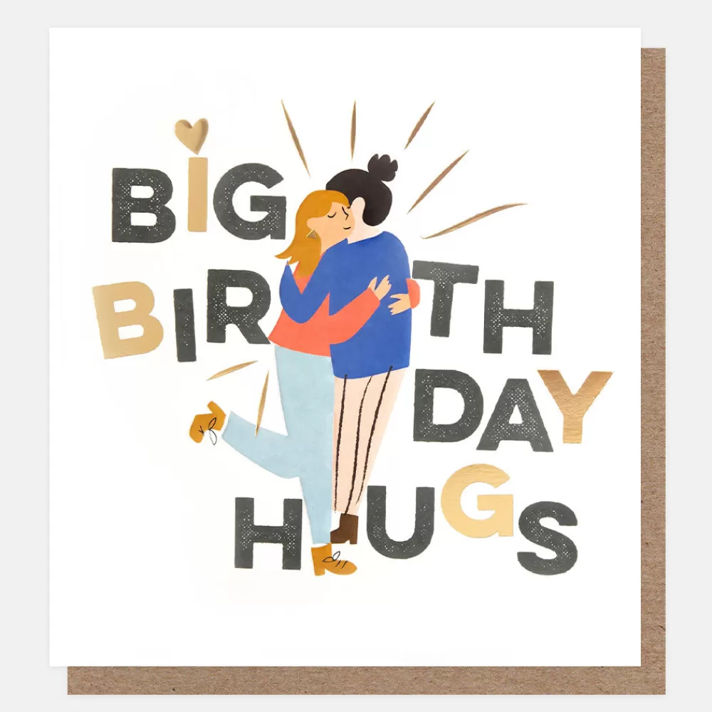 Big Hugs Birthday Card>Caroline Gardner Fashion