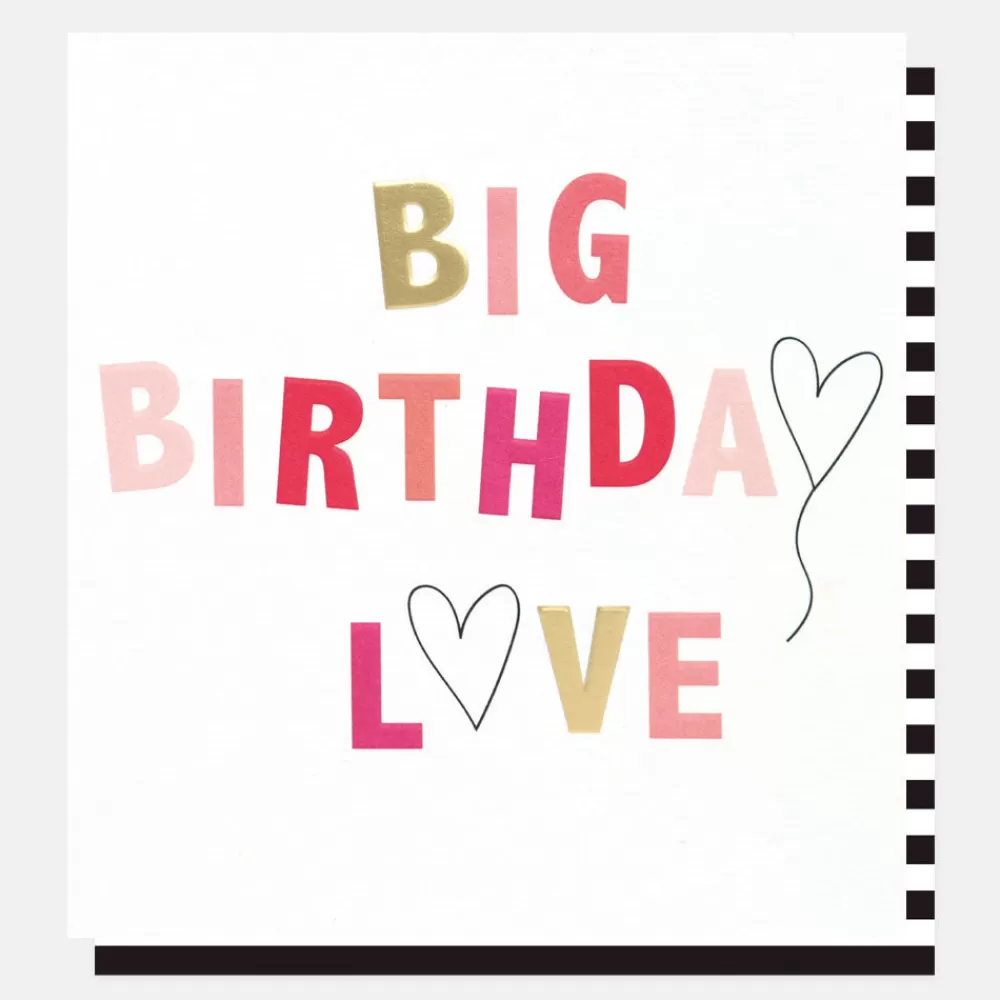 Big Love Hearts Birthday Card>Caroline Gardner Cheap