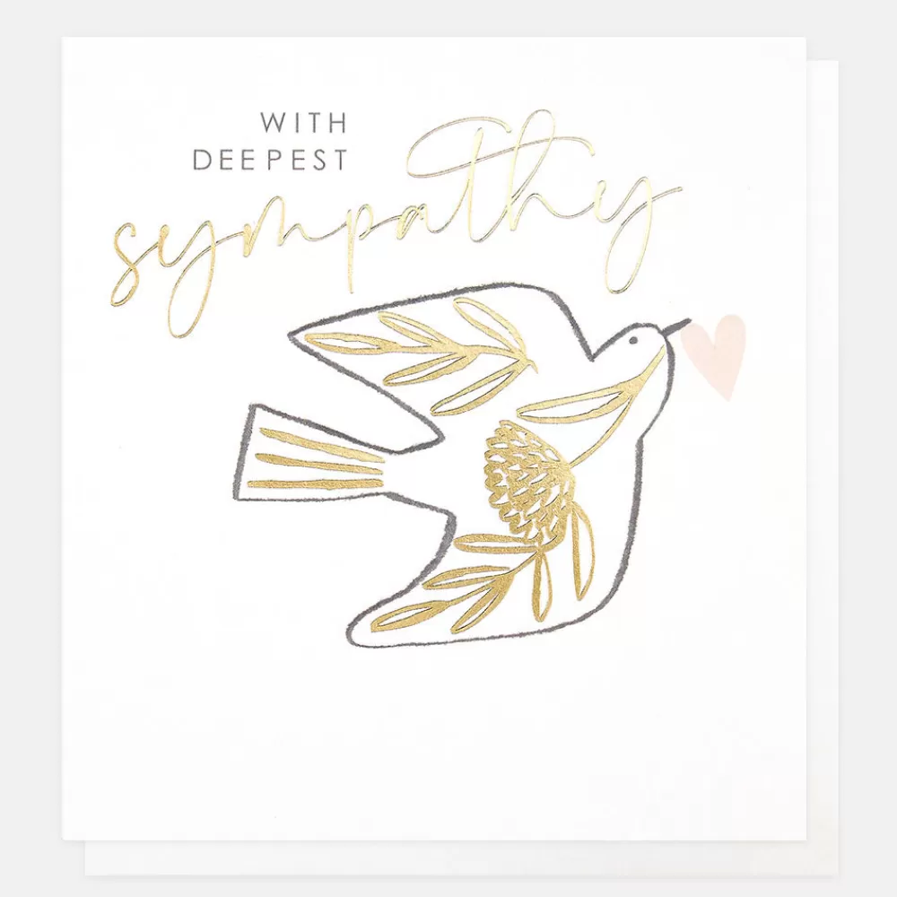 Bird Deepest Sympathy Card>Caroline Gardner Online