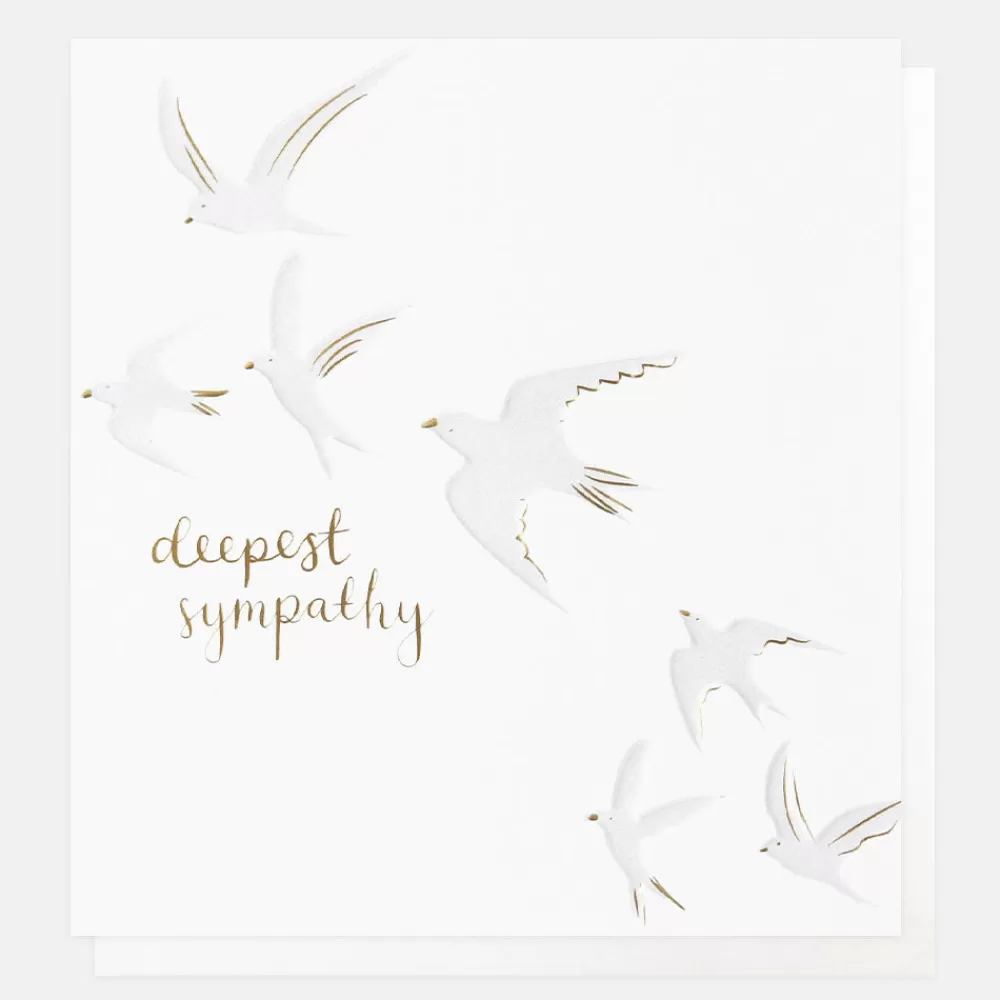 Birds Deepest Sympathy Card>Caroline Gardner Best