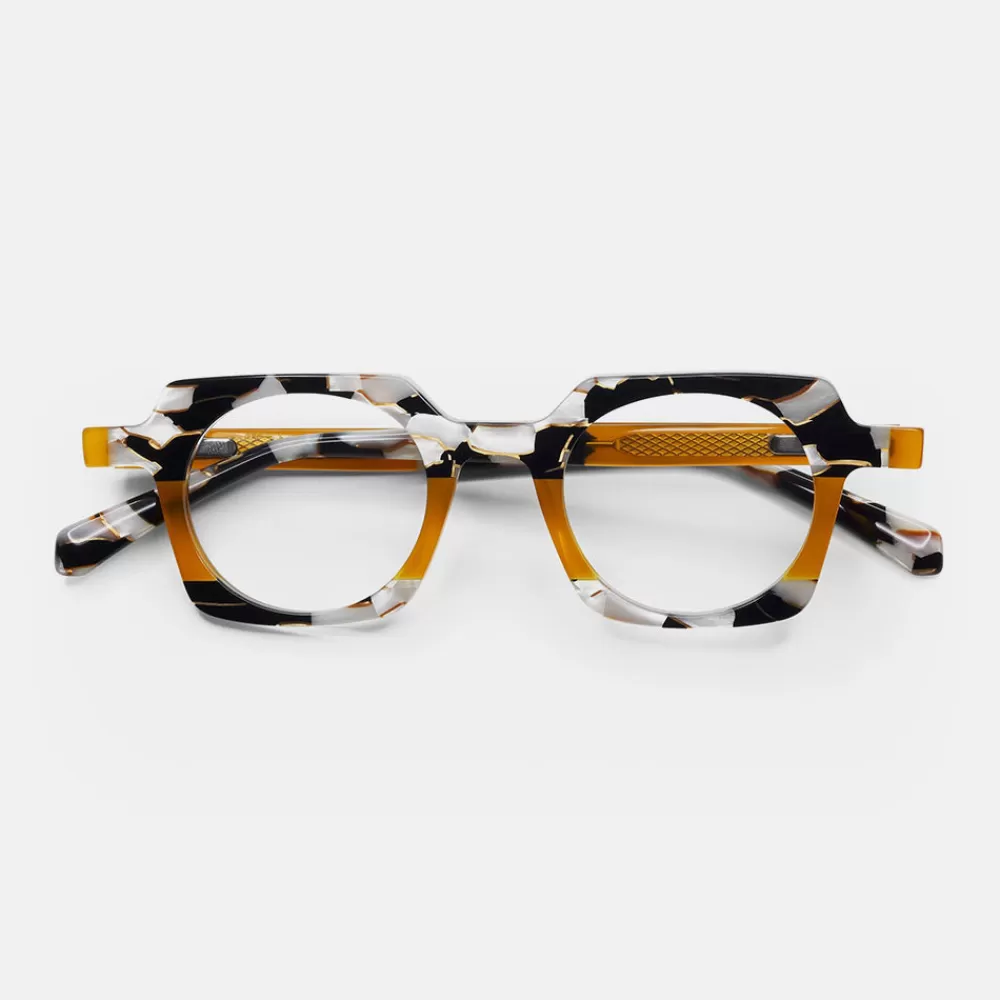 Black & Orange Chutzpah'D Reading Glasses>Caroline Gardner Hot