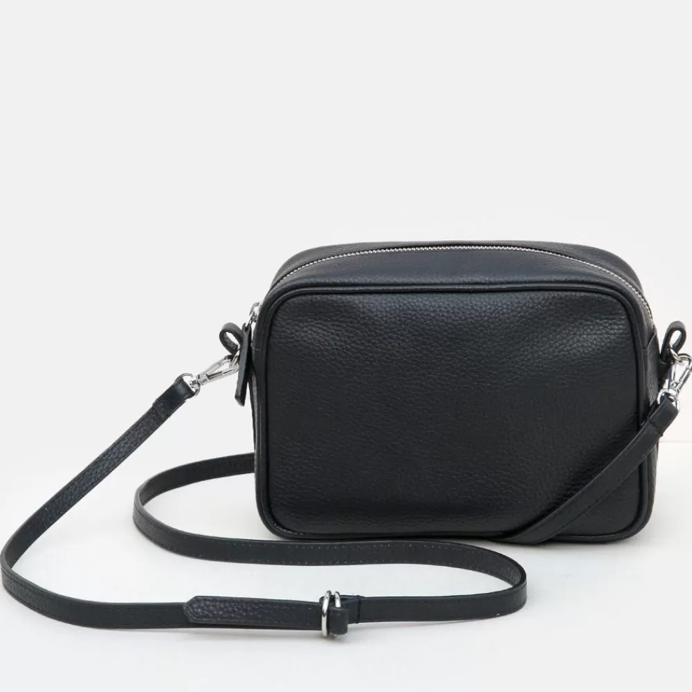 Black Leather Camera Bag>Caroline Gardner Discount