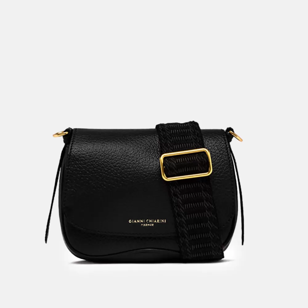 Black Leather Chiara Bag>Caroline Gardner Clearance