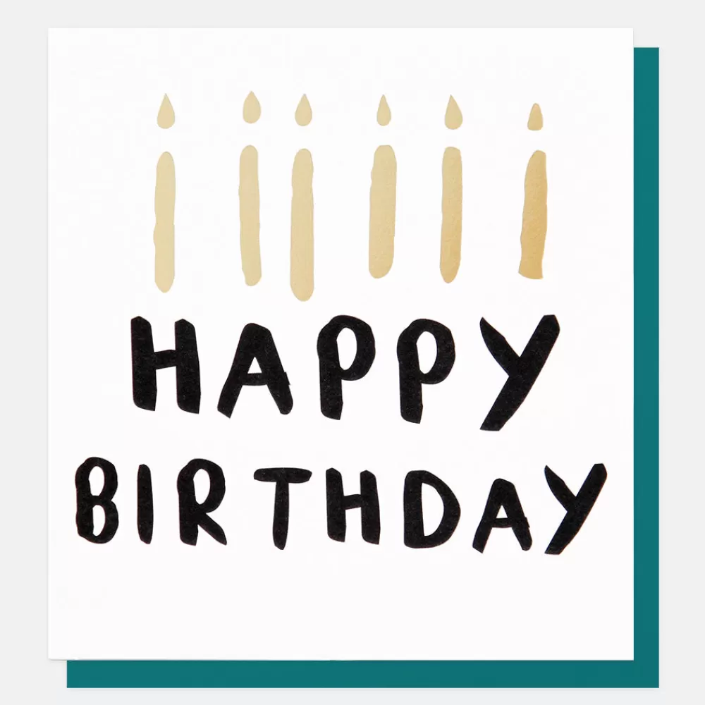 Bold Candles Birthday Card>Caroline Gardner Fashion