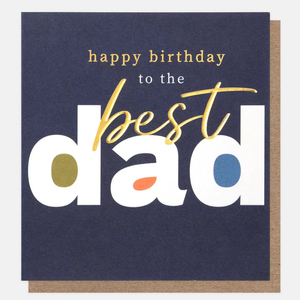 Bold Text Birthday Card For Dad>Caroline Gardner Clearance