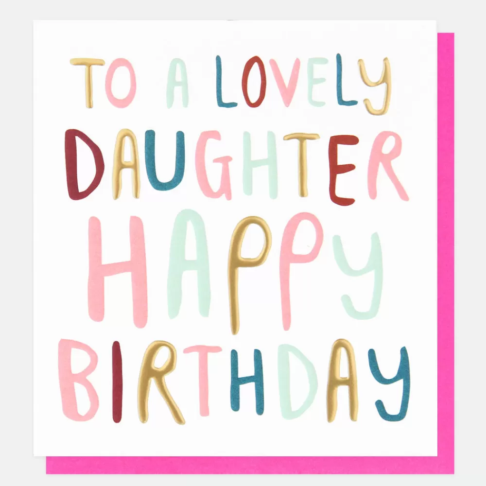 Bold Text Birthday Card For Daughter>Caroline Gardner Best Sale