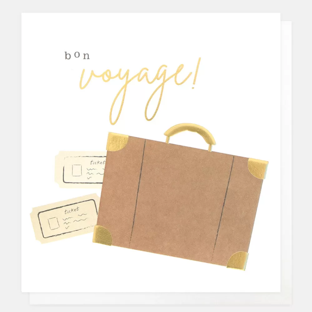 Bon Voyage Suitcase Leaving Card>Caroline Gardner Shop