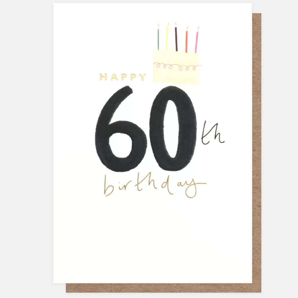 Cake 60th Birthday Card>Caroline Gardner Flash Sale