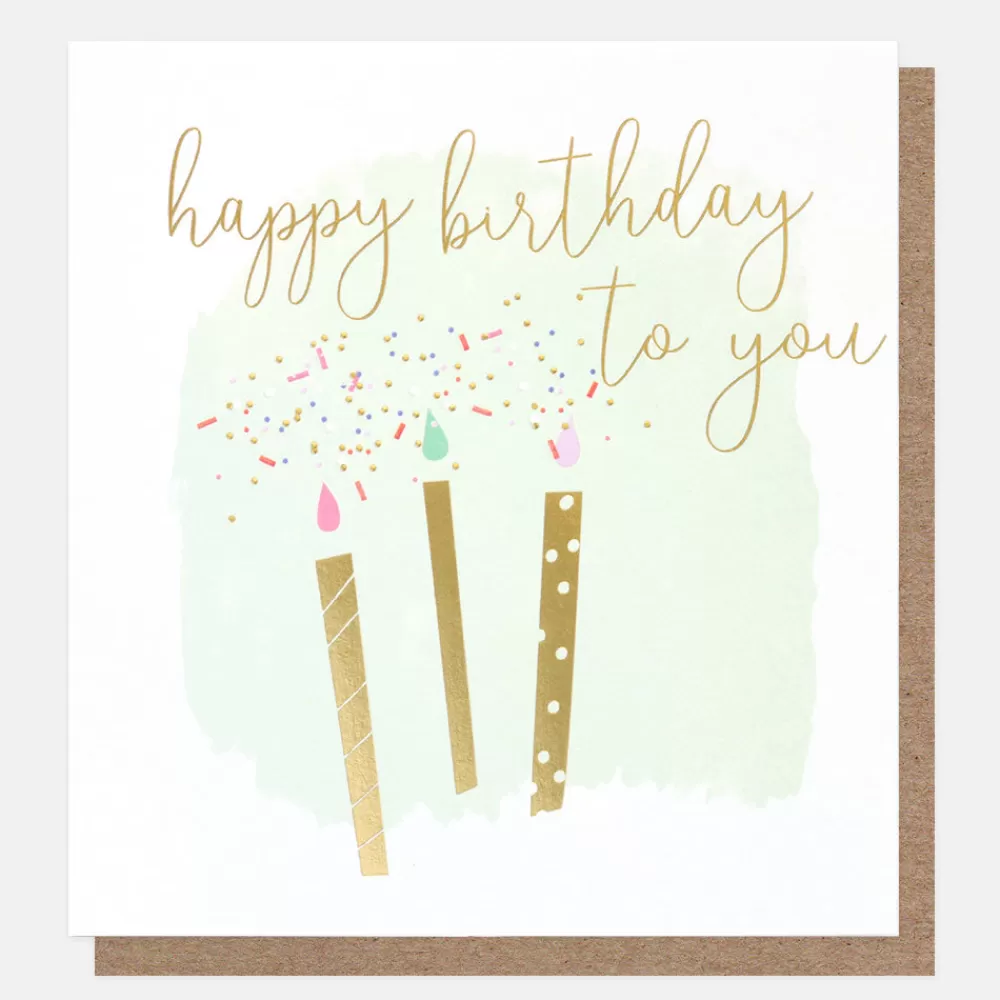 Candles & Confetti Happy Birthday To You Card>Caroline Gardner Outlet