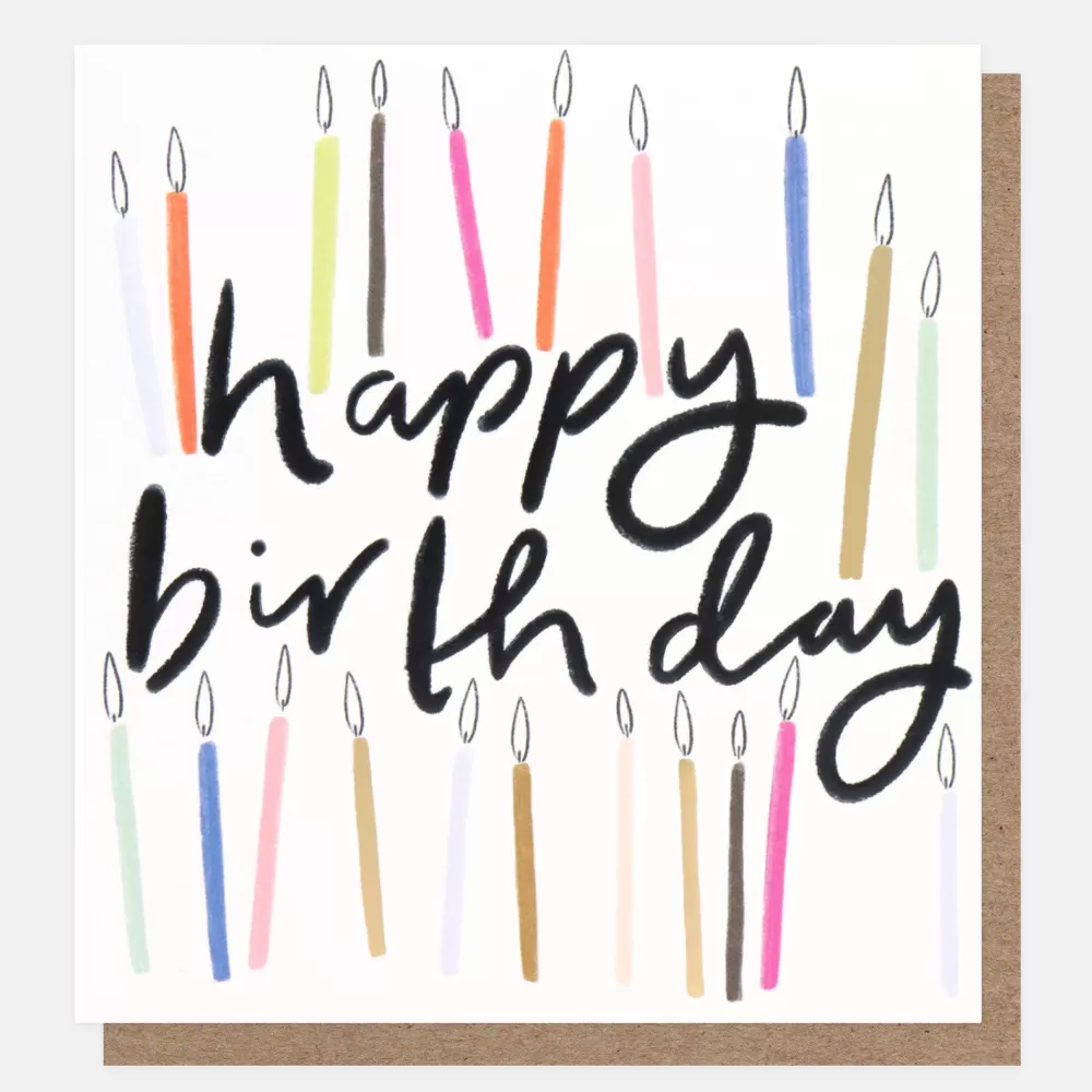 Candles Birthday Card>Caroline Gardner New