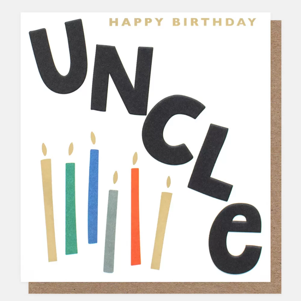 Candles Birthday Card For Uncle>Caroline Gardner Shop