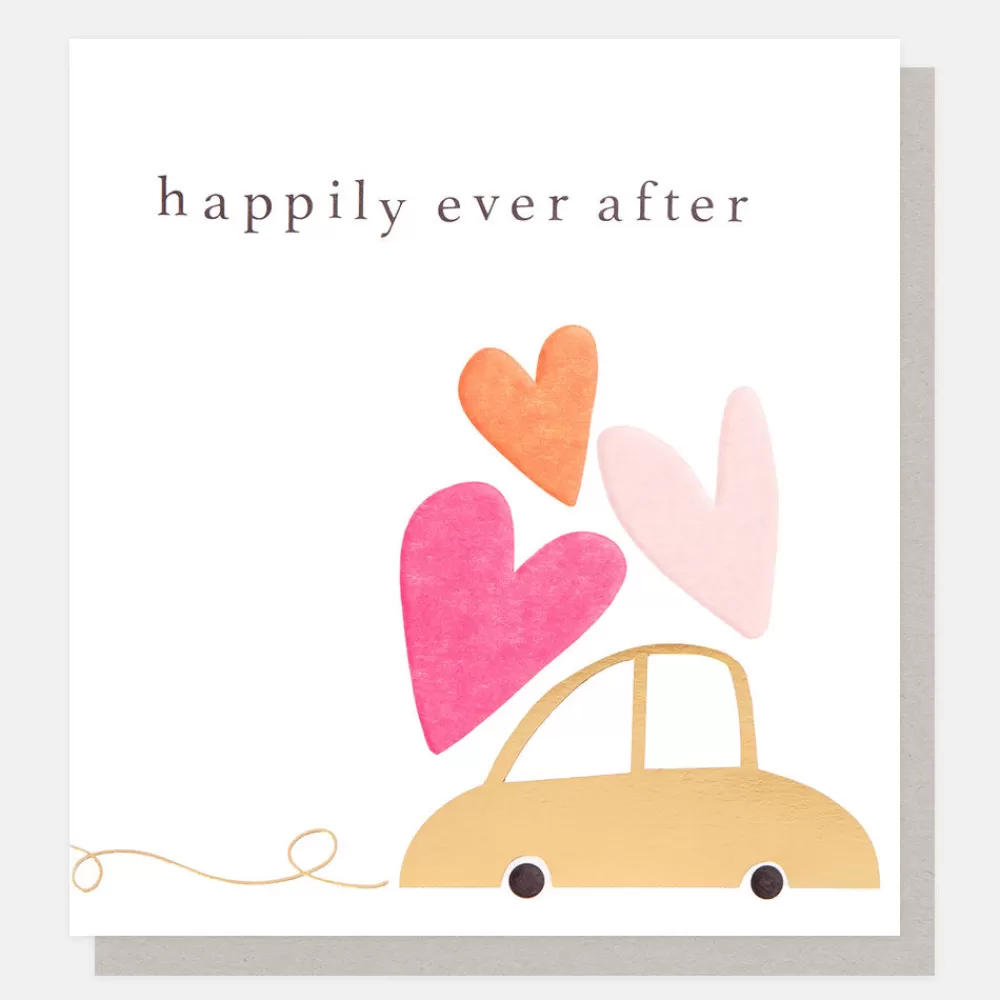 Car & Hearts Wedding Card>Caroline Gardner Clearance