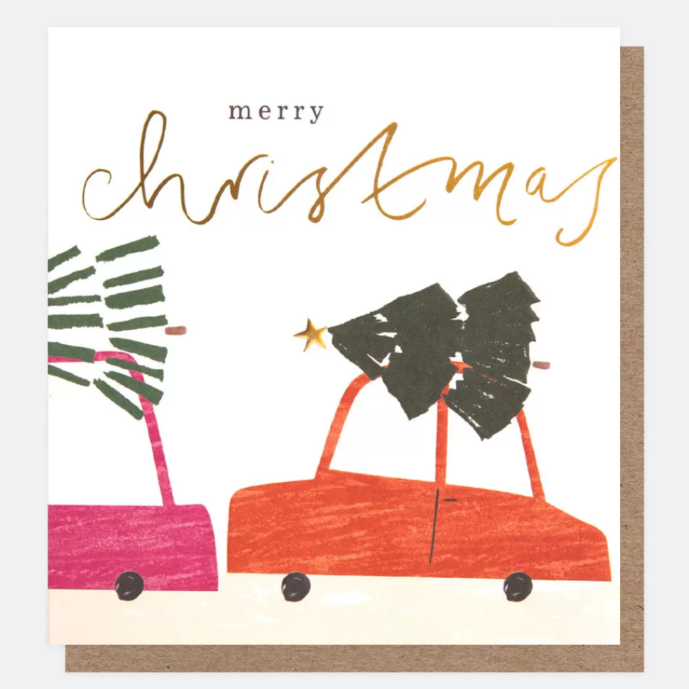 Car and Tree & Penguins Mixed Charity Christmas Cards Pack of 8>Caroline Gardner Outlet