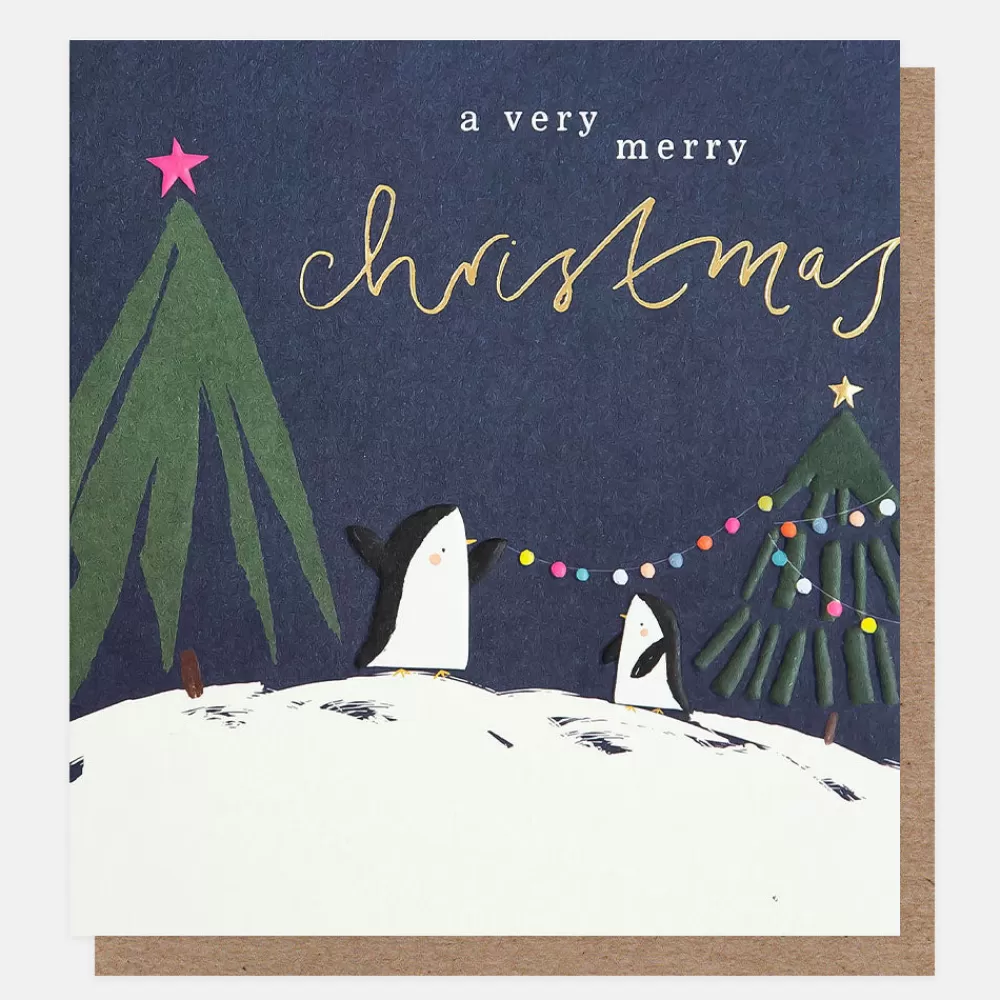 Car and Tree & Penguins Mixed Charity Christmas Cards Pack of 8>Caroline Gardner Outlet