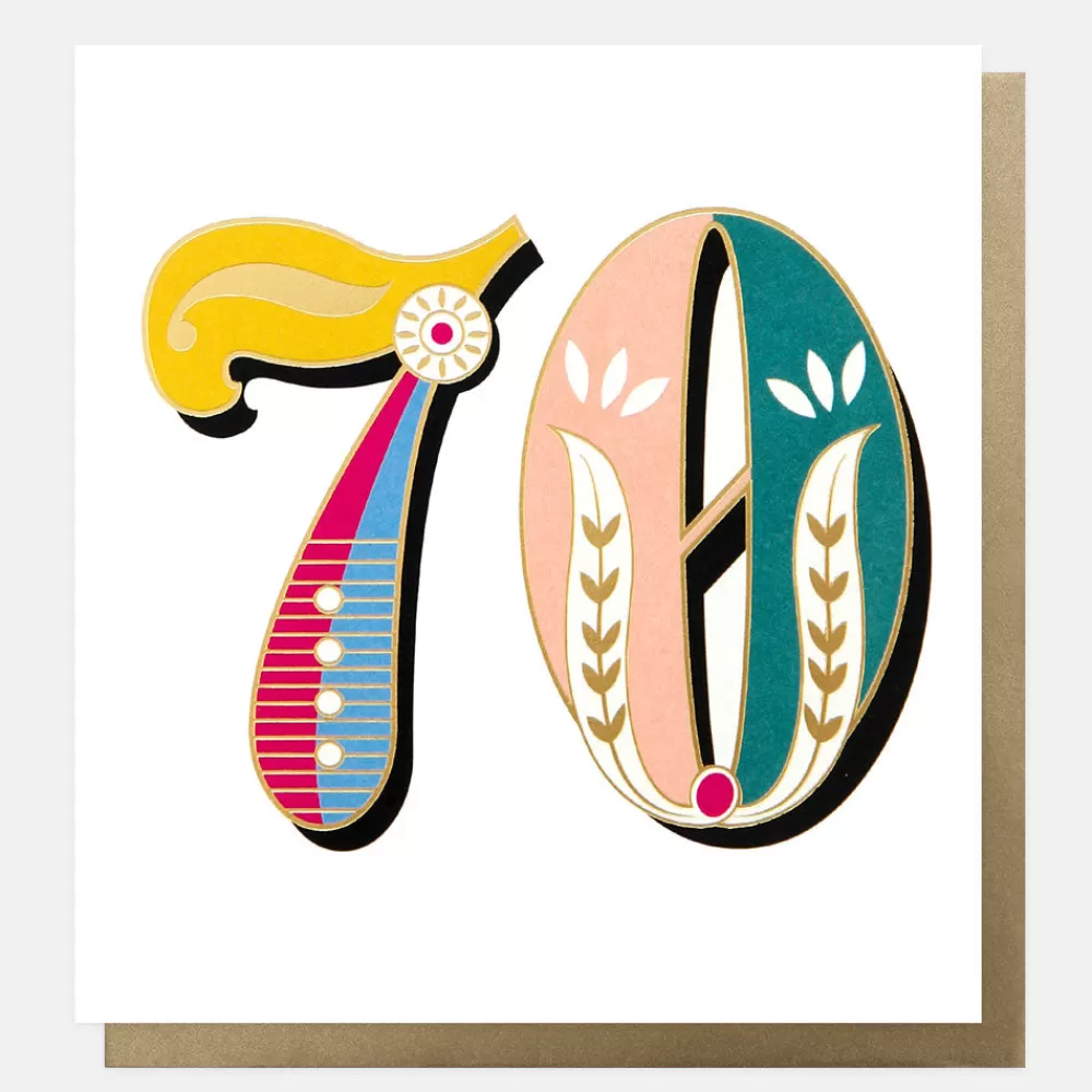 Carnival 70th Birthday Card>Caroline Gardner Flash Sale