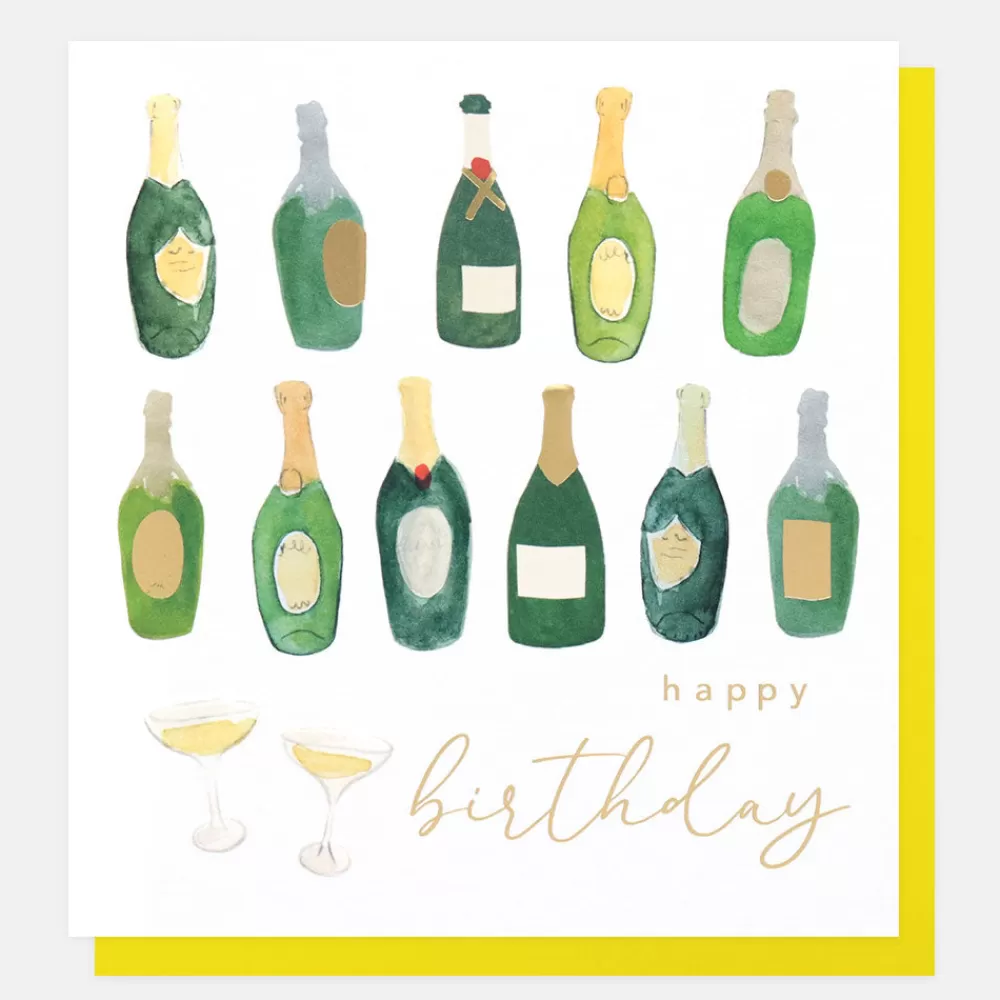 Champagne Birthday Card>Caroline Gardner Shop