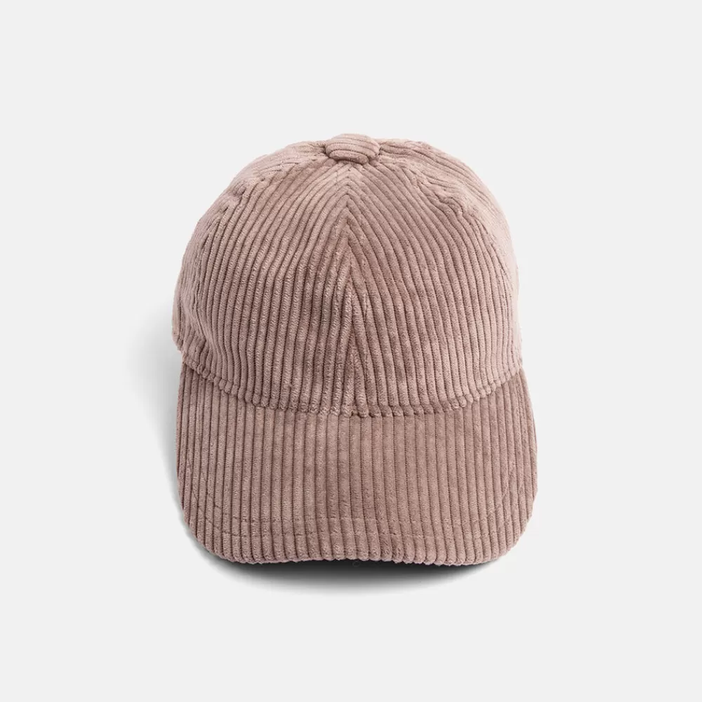 Chocolate Velvet Cord Cap>Caroline Gardner Flash Sale