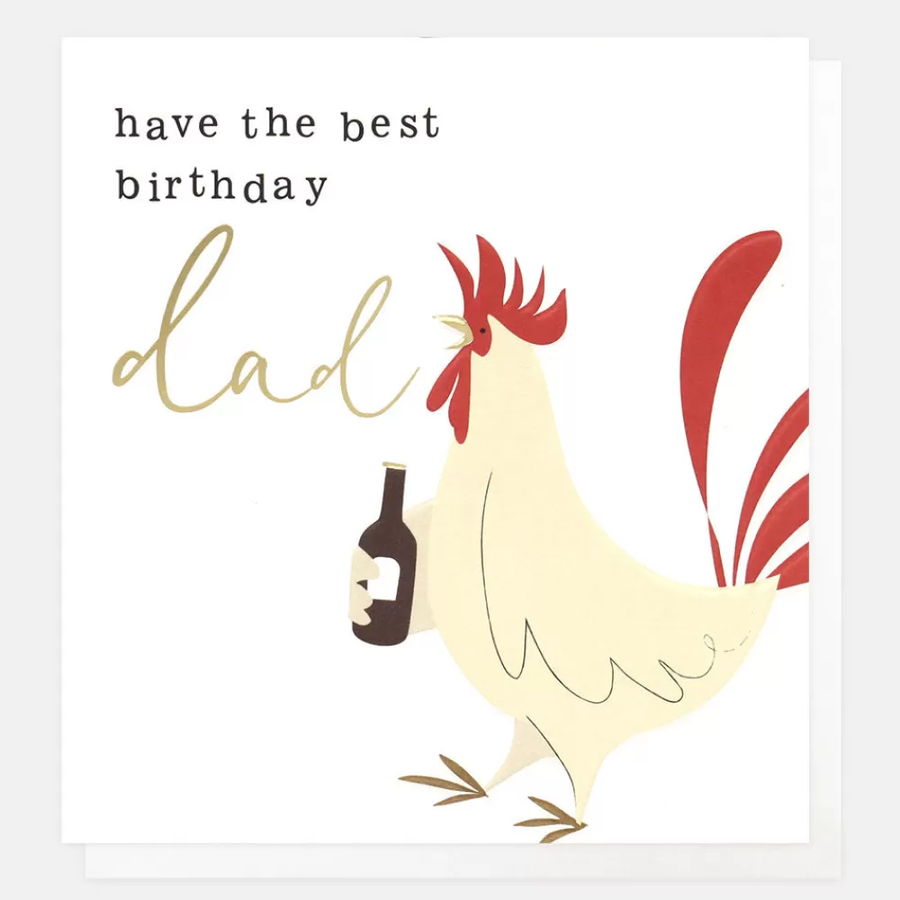 Cockerel Birthday Card For Dad>Caroline Gardner Store