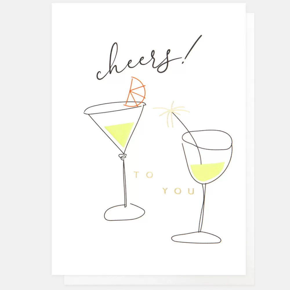 Cocktails Cheers To You Card>Caroline Gardner Store