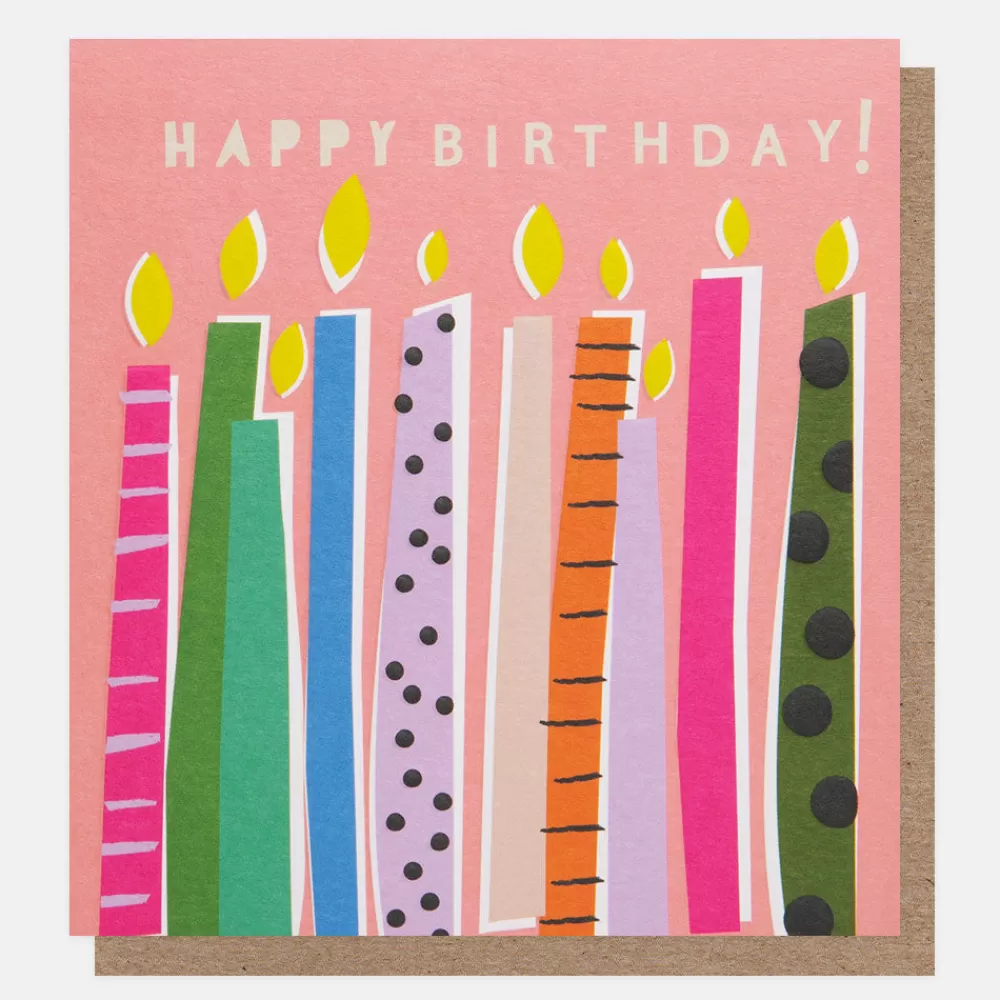 Colourful Candles Happy Birthday Card>Caroline Gardner Outlet