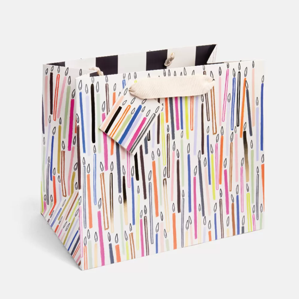 Colourful Candles Landscape Gift Bag>Caroline Gardner Shop