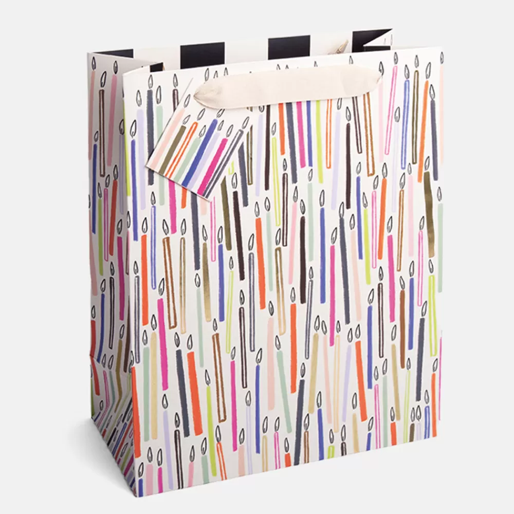 Colourful Candles Large Gift Bag>Caroline Gardner New