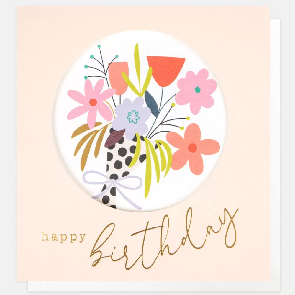 Colourful Floral Bouquet Birthday Card>Caroline Gardner Cheap