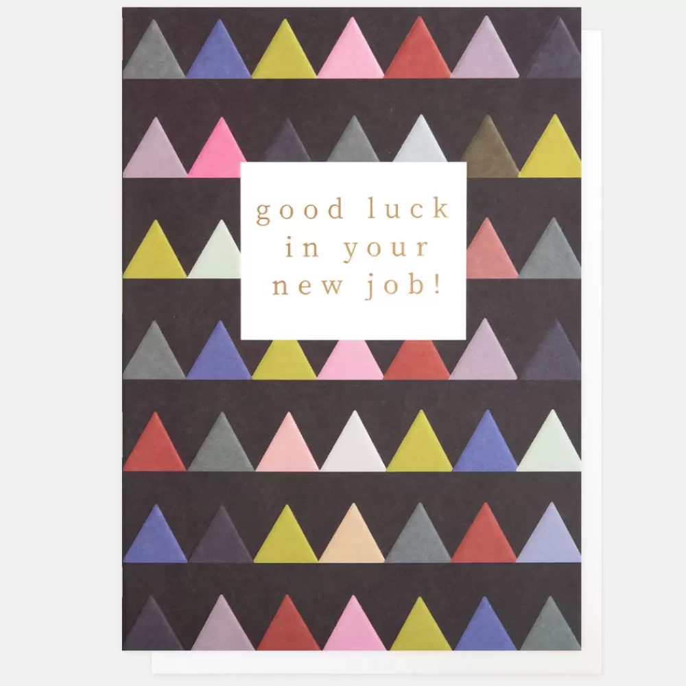 Colourful Triangles New Job Card>Caroline Gardner Store