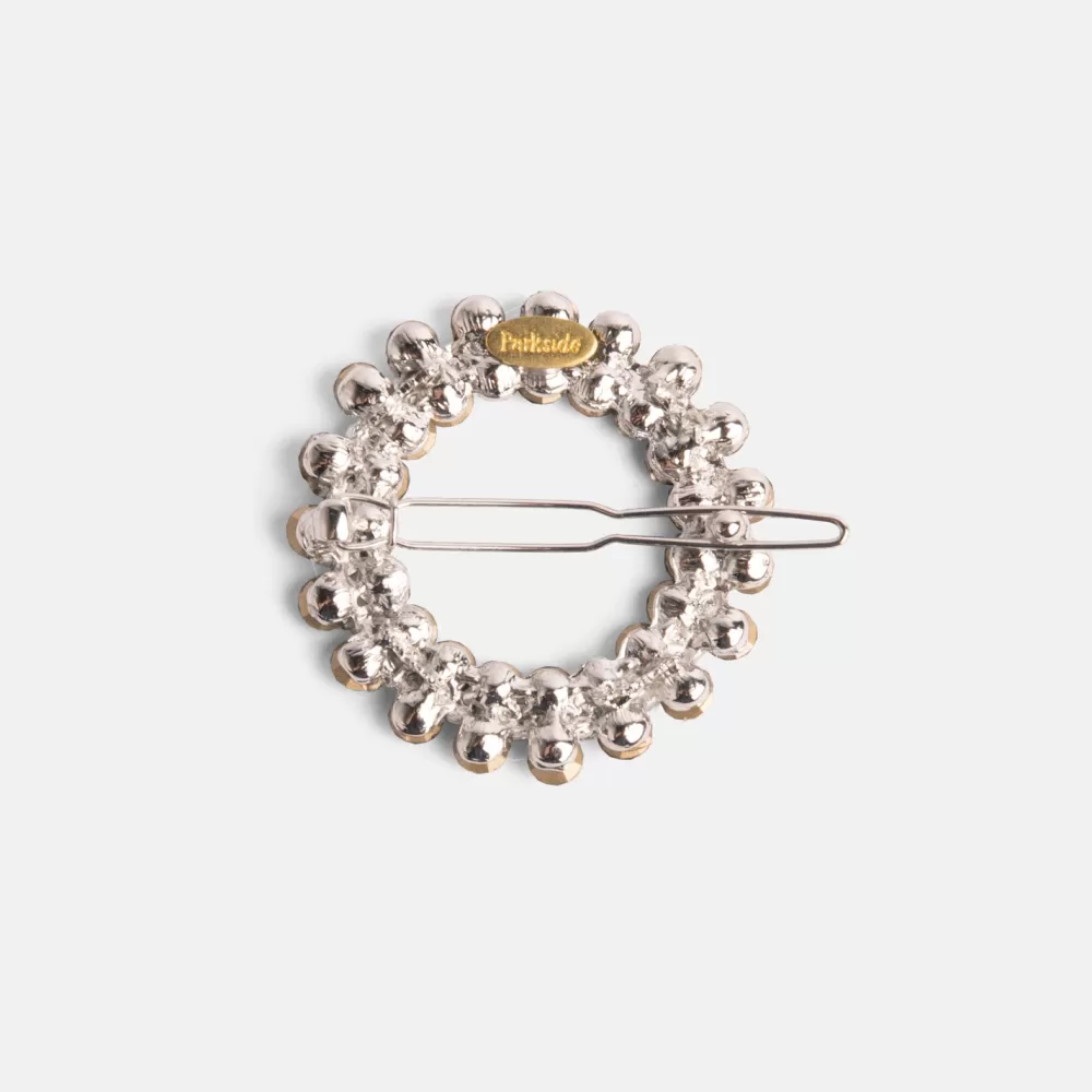 Crystal Round Hair Clip>Caroline Gardner Online