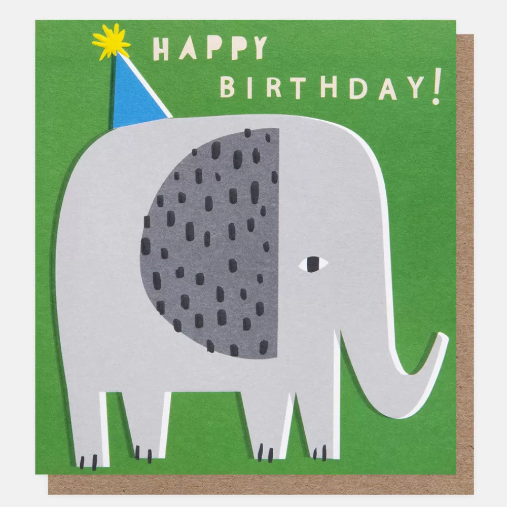 Elephant In Party Hat Birthday Card>Caroline Gardner Best Sale