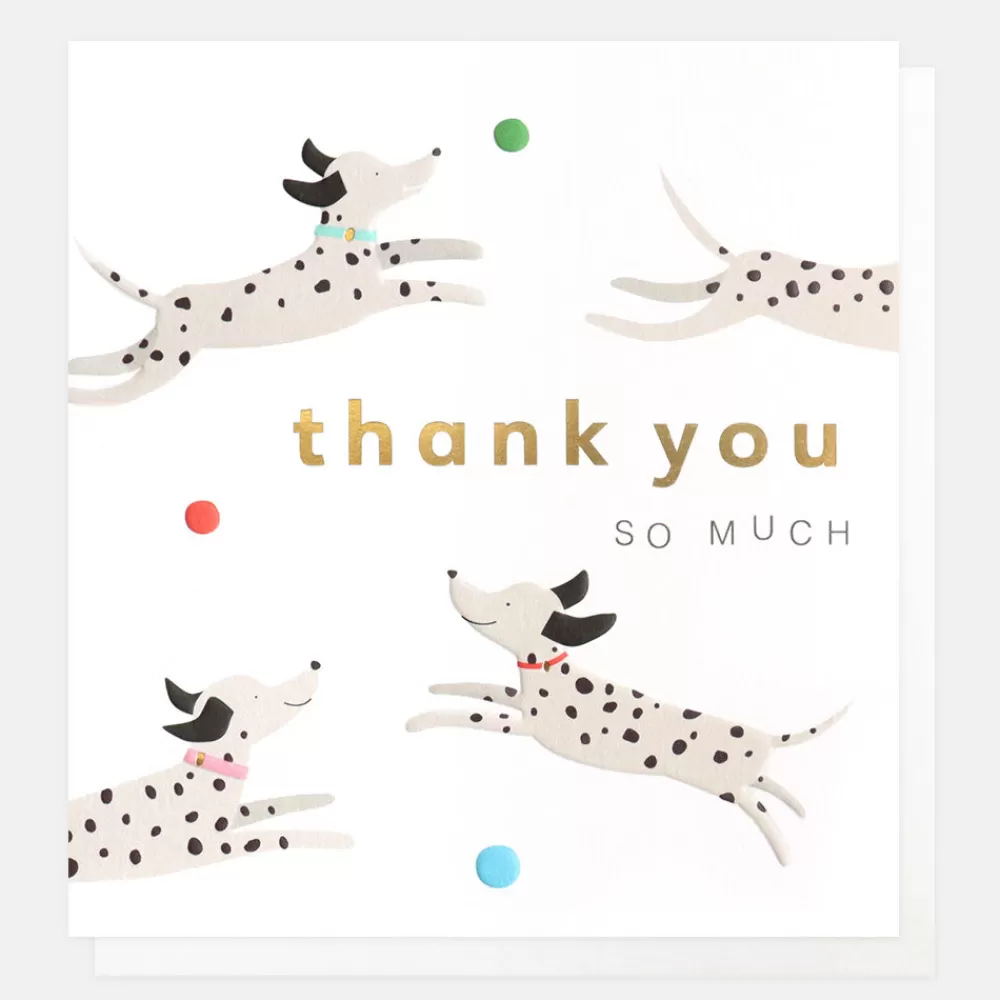 Excited Dogs Thank You Card>Caroline Gardner Shop