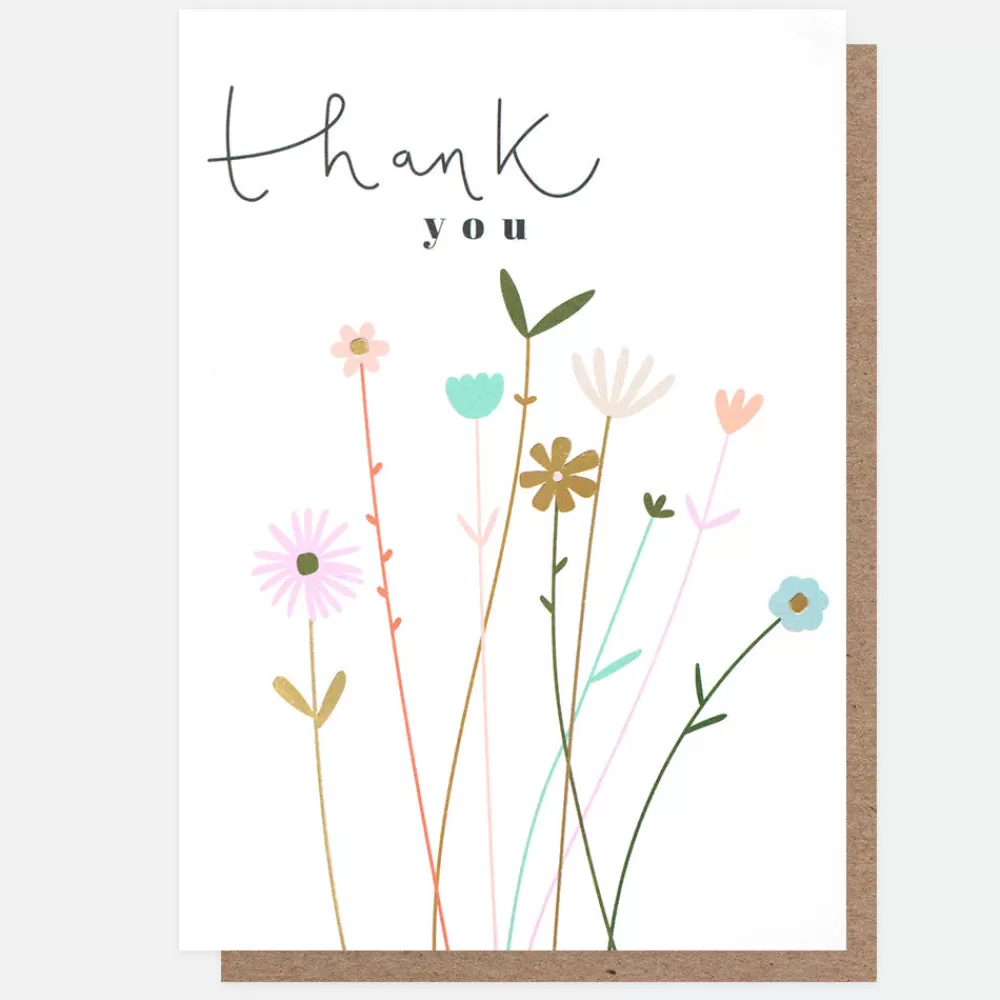 Fleur Thank You Card>Caroline Gardner Cheap