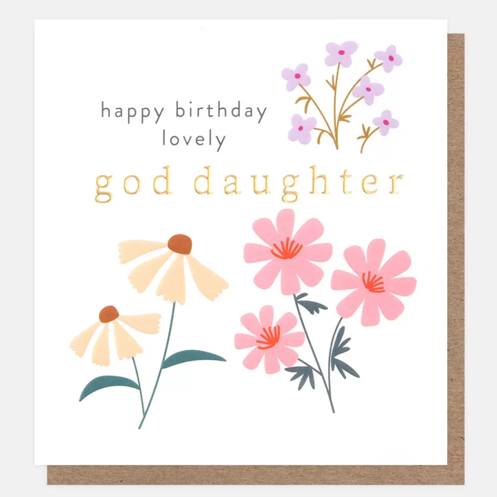 Floral Birthday Card For God Daughter>Caroline Gardner Outlet