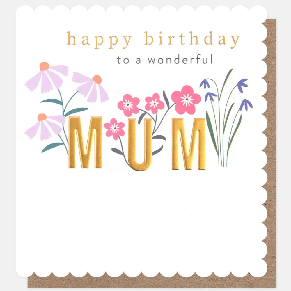 Floral Birthday Card For Mum>Caroline Gardner Sale