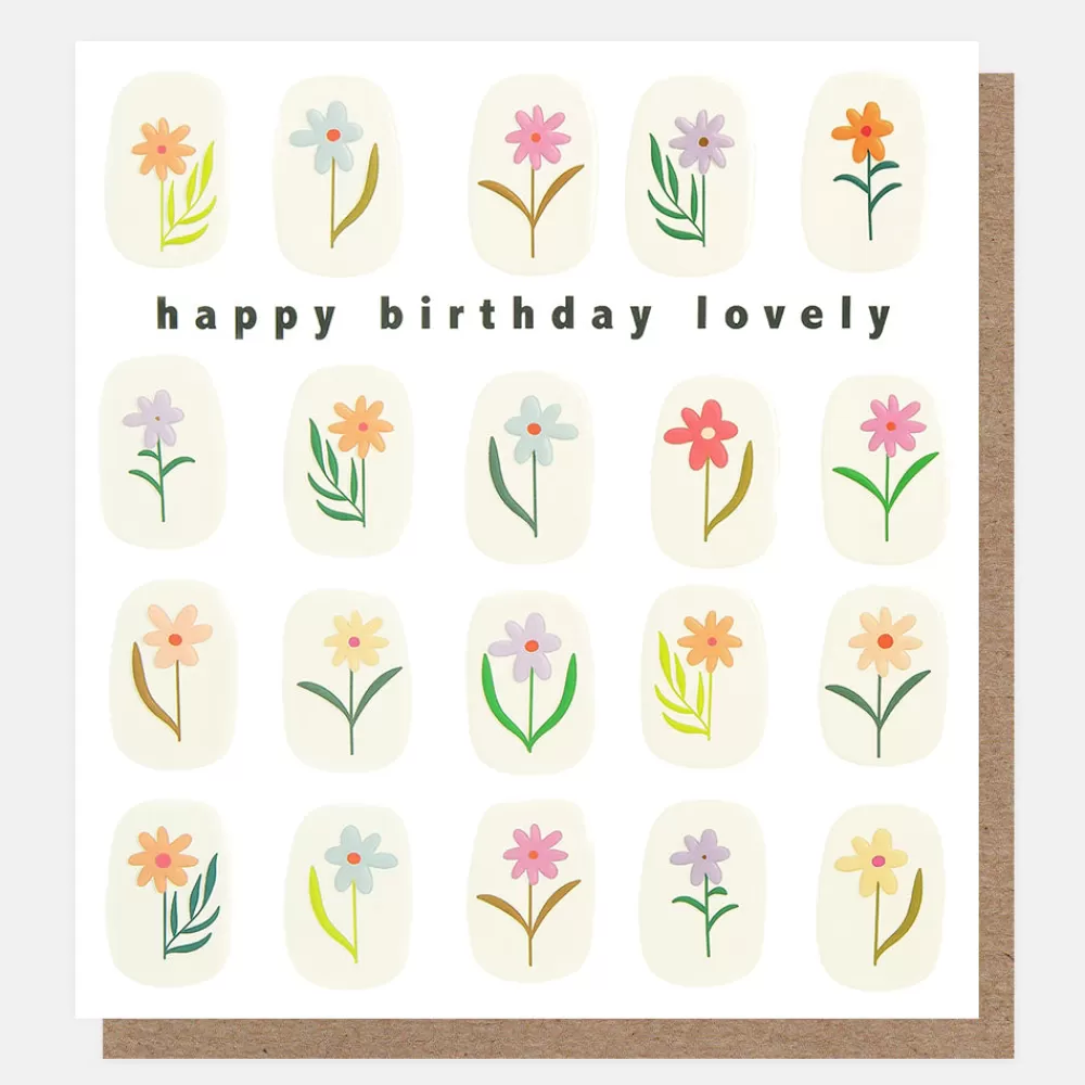 Floral Frames Happy Birthday Lovely Card>Caroline Gardner Best