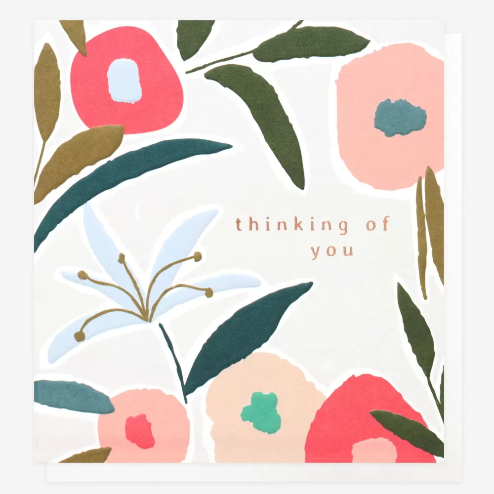 Floral Thinking Of You Card>Caroline Gardner Outlet