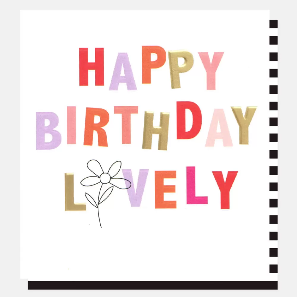 Flower Lovely Birthday Card>Caroline Gardner Store