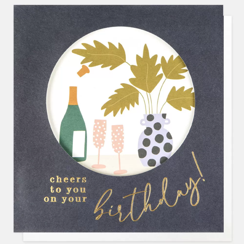 Flowers & Drinks Birthday Card>Caroline Gardner Outlet