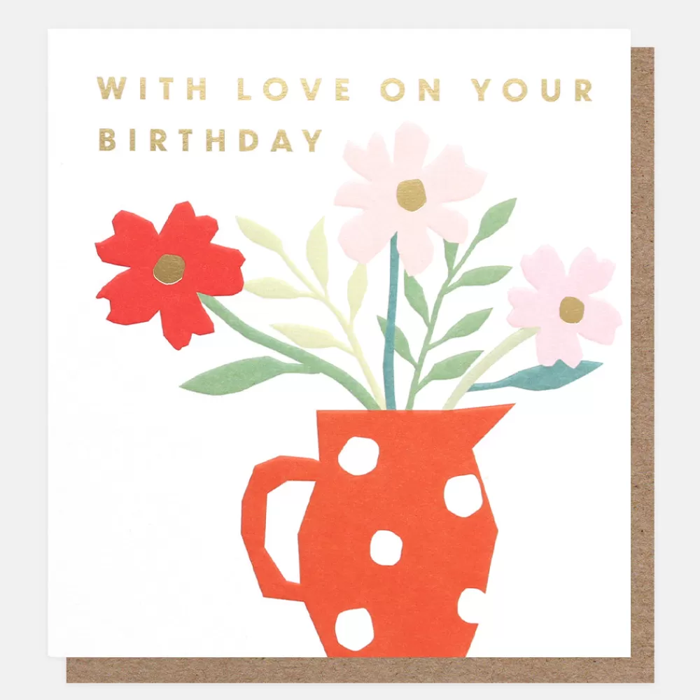 Flowers In Vase Birthday Card>Caroline Gardner Fashion