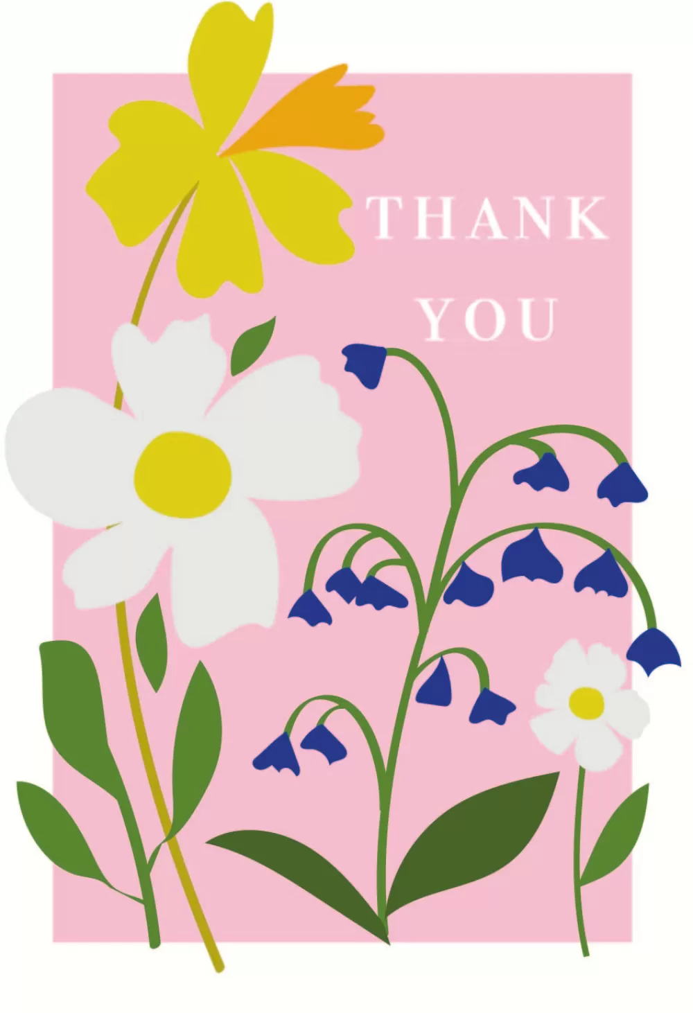 Flowers Thank You Notecards Pack of 10>Caroline Gardner Shop