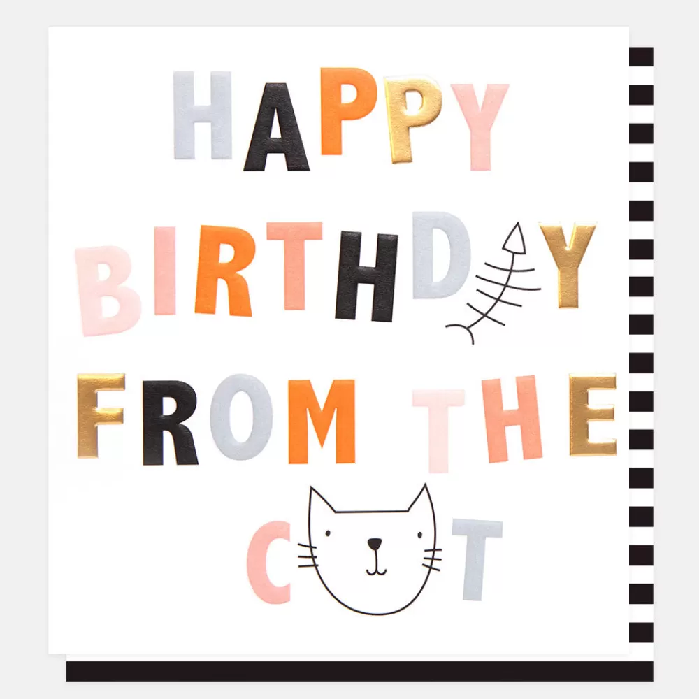 From The Cat Birthday Card>Caroline Gardner Online