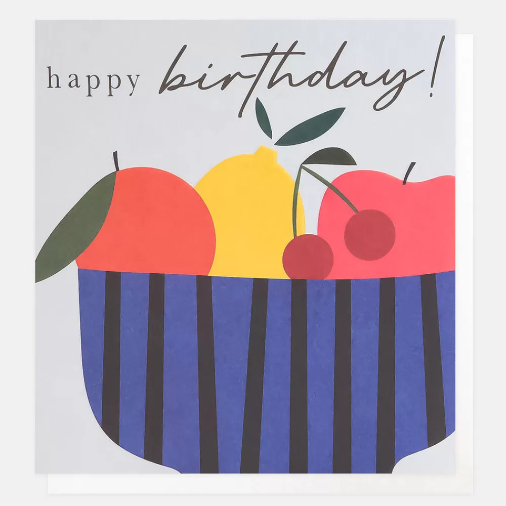 Fruit Bowl Happy Birthday Card>Caroline Gardner Cheap