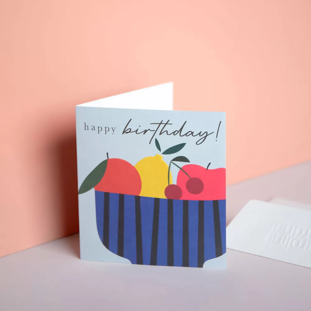 Fruit Bowl Happy Birthday Card>Caroline Gardner Cheap