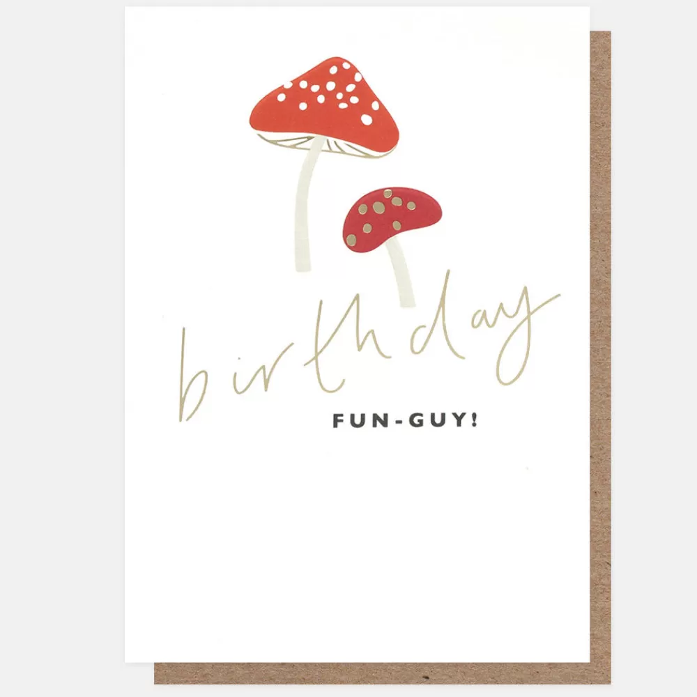 Fun-Guy Mushrooms Birthday Card>Caroline Gardner Outlet