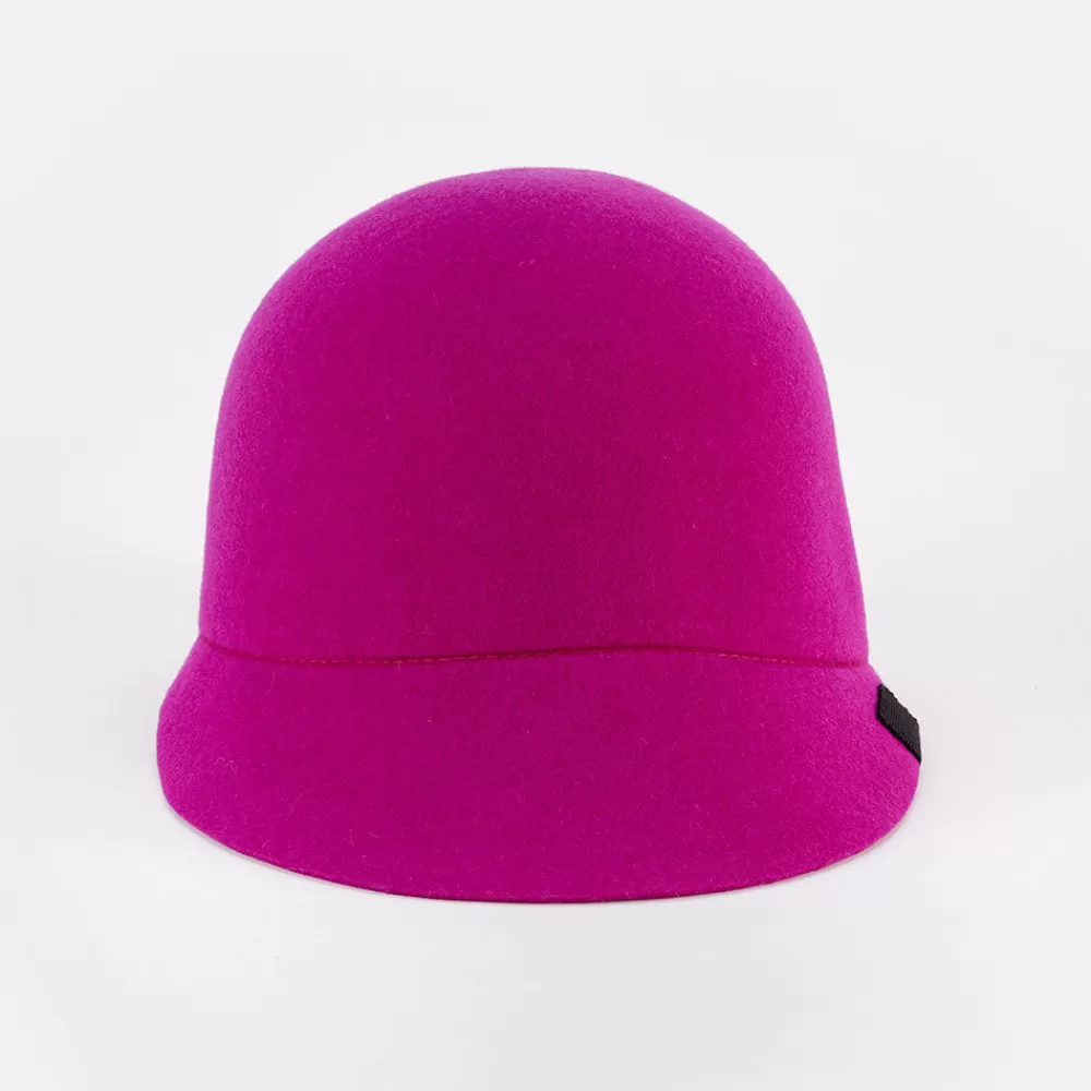 Fuschia Merino Riding Hat>Caroline Gardner Cheap