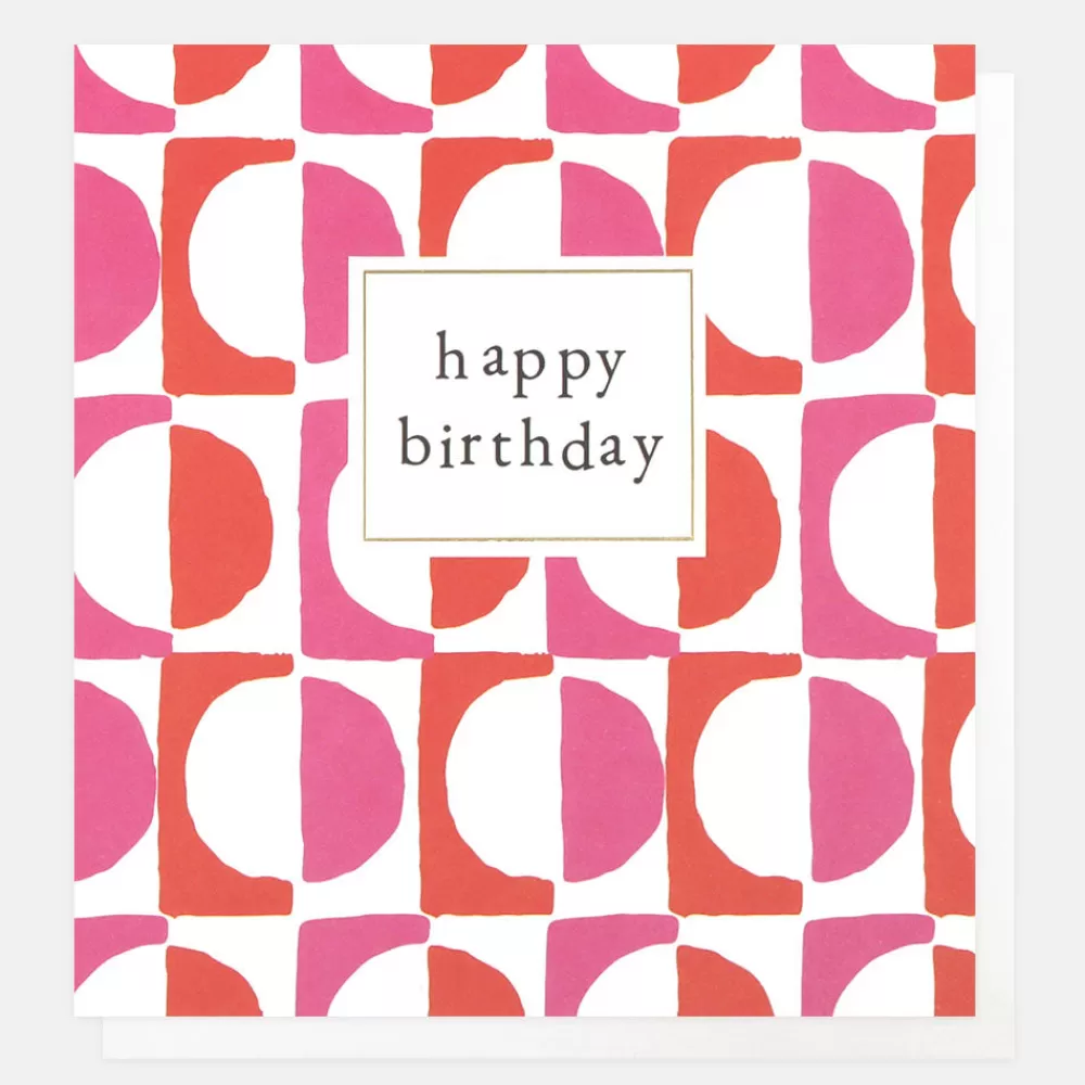 Geo Stamped Birthday Card>Caroline Gardner Discount